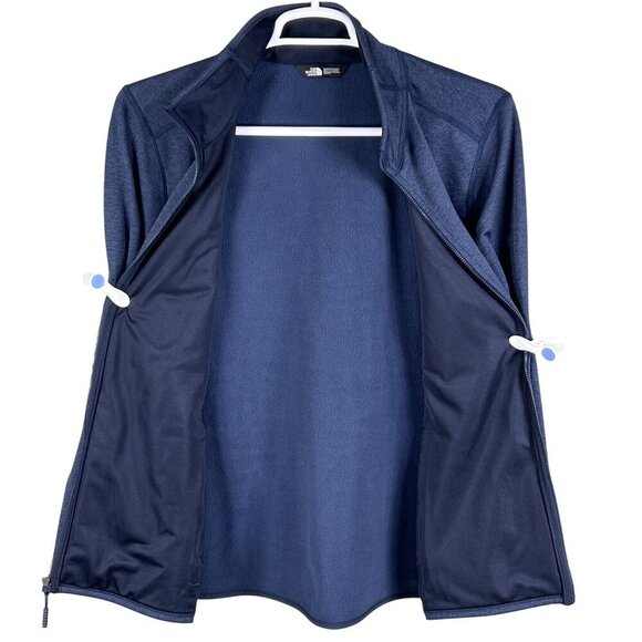 The North Face Womens 2X Full Zip Skyline Navy Athleisure Stretchy Jacket Sporty - Picture 5 of 16